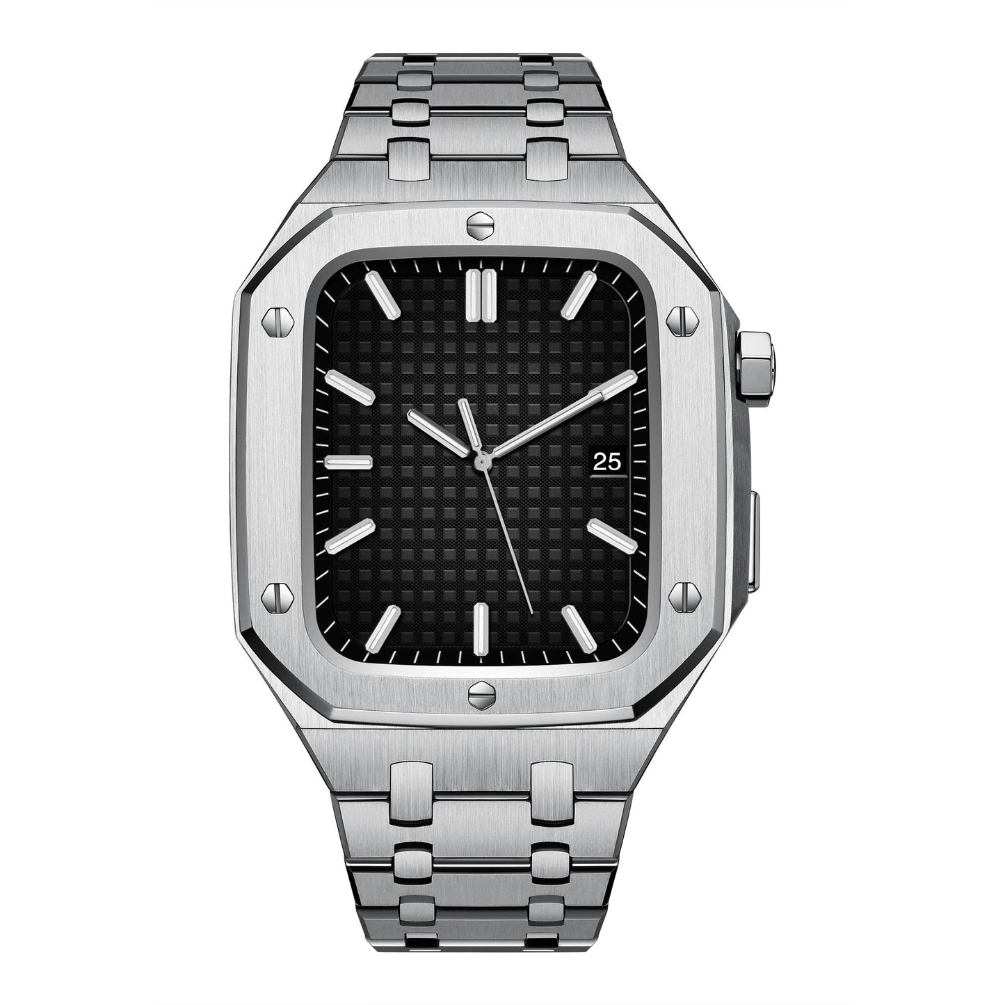 APPLE WATCH CASE AP DESIGN- SILVER - AX BAND