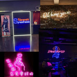 Beautiful Woman Naked Lady Neon Light Custom Art Wall Decoration