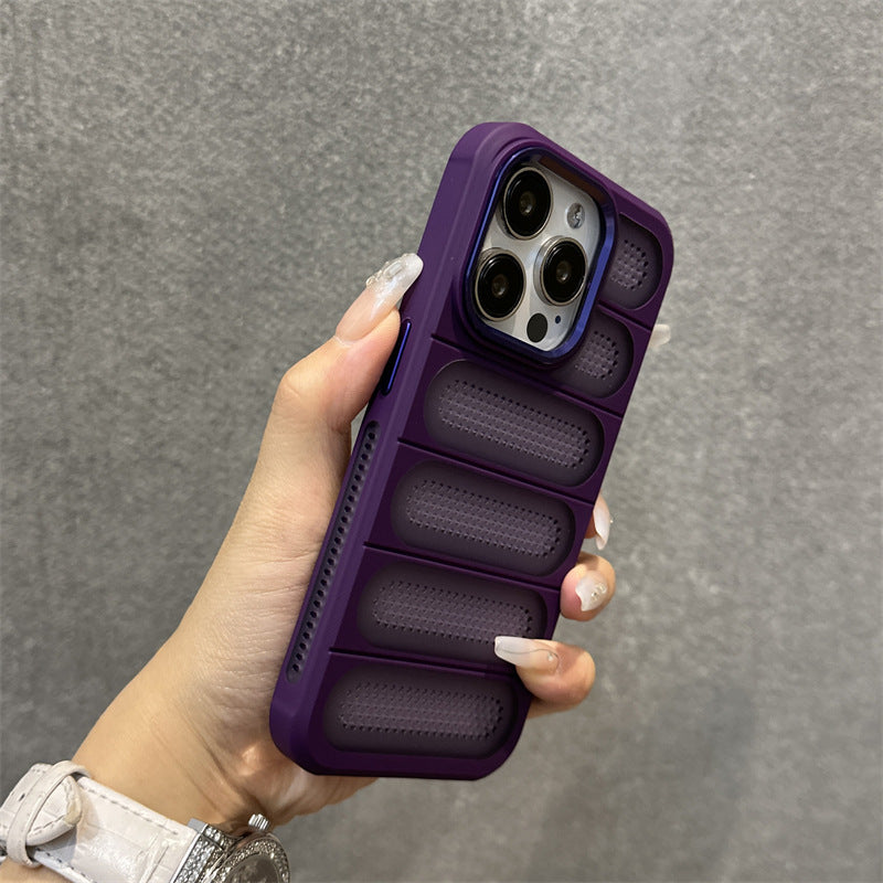 Honeycomb Breathable Phone Case Heat Dissipation Drop-resistant Protective Cover