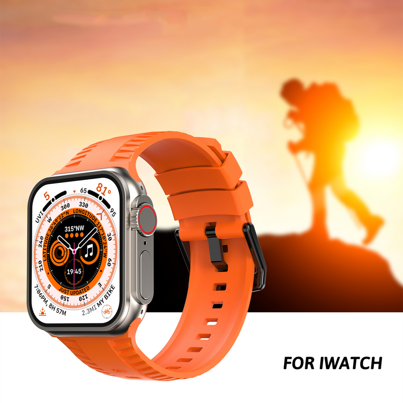 Silicon Strap Waterproof for Apple Watch