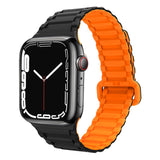 Magnetic Silicon Strap Ultra - Black/Orange