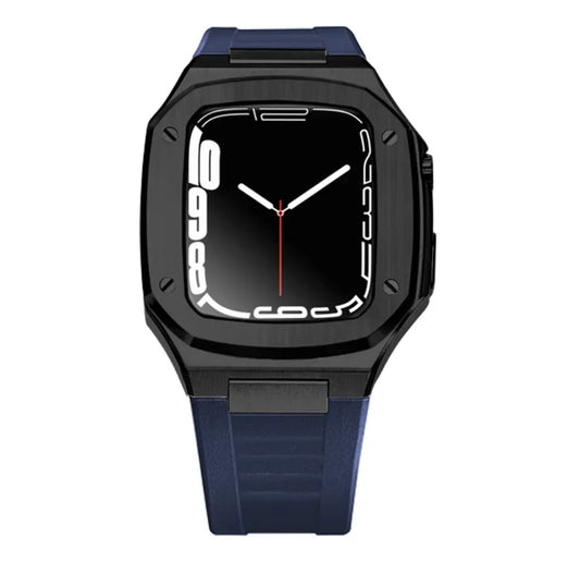 APPLE WATCH CASE STEEL- BLUE BLACK - AX BAND