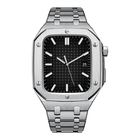 APPLE WATCH CASE AP DESIGN- SILVER - AX BAND